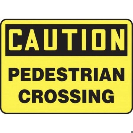 Accuform OSHA CAUTION Safety Sign PEDESTRIAN MVHR680XP MVHR680XP